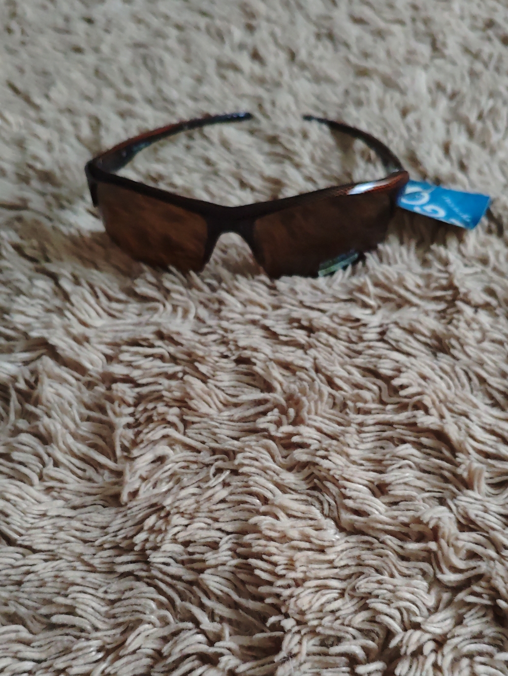 EGO Brown Wrap Polarized Swim Sunglasses